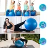 Piłka do ćwiczeń, PVC, 55-75 cm, niebieski