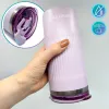 Kubek termiczny, bidon ze słomką ze stali nierdzewnej, lawendowy świt, 600 ml