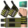 Hero Wraps, usztywniacz nadgarstka 2 szt., żółty 8x60 cm