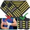 Hero Wraps, usztywniacz nadgarstka 2 szt., żółty 8x60 cm