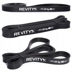 Guma oporowa do ćwiczeń Power Band, 1 szt., czarny, 11-29 kg