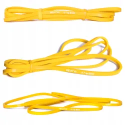 Guma oporowa do ćwiczeń Power Band, 1 szt., żółty, 3-7 kg