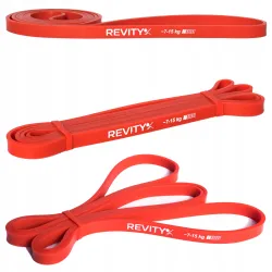 Guma oporowa do ćwiczeń Power Band, 1 szt., czerwony, 7-15 kg