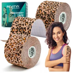 Taśma kinezjologiczna Recovery, 5cm x 5m, Panterka