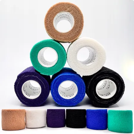 Bandaż kohezyjny elastyczny, biały, 4.5m x 5cm