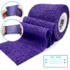 Bandaż kohezyjny elastyczny, fioletowy, 4.5m x 5cm