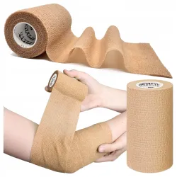 Bandaż kohezyjny elastyczny, beżowy, 4.5m x 10cm