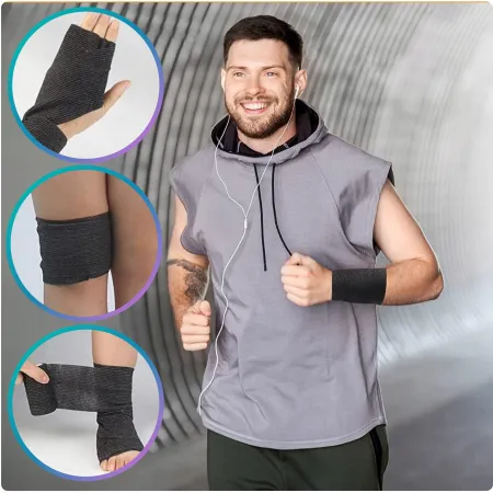 Bandaż kohezyjny elastyczny, beżowy, 4.5m x 10cm