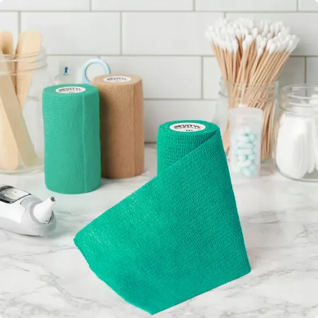 Bandaż kohezyjny elastyczny, zielony, 4.5m x 10cm