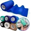 Bandaż kohezyjny elastyczny, niebieski/blue, 4.5m x 10cm
