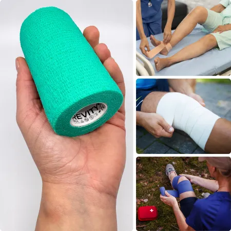 Bandaż kohezyjny elastyczny, 12 szt. mix, 4.5m x 10cm