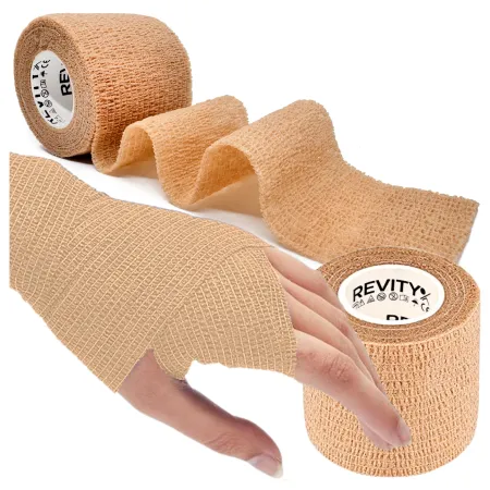 Bandaż kohezyjny elastyczny, beżowy, 4.5m x 5cm