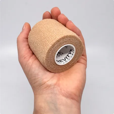 Bandaż kohezyjny elastyczny, beżowy, 4.5m x 5cm