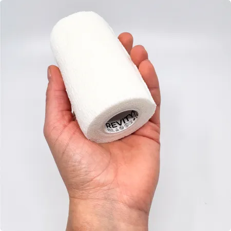 Bandaż kohezyjny elastyczny, biały, 4.5m x 10cm